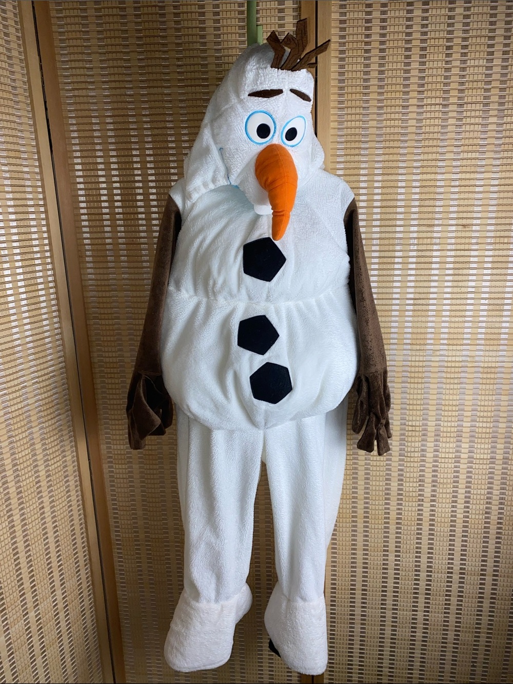 Disney Store Frozen Plush Olaf Deluxe Child One Piece Halloween Costume Size 3T